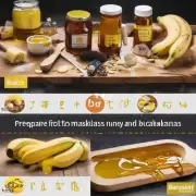 如何正确地准备材料用于制作香蕉和蜂蜜面膜？