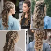 如果一个女孩想在自己的头发上做辫子或发饰的话应该选择哪种类型的发型？