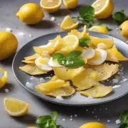 第一题如何制作柠檬片和鸡蛋清？