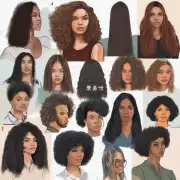 有哪些不同的头发类型的常见形状和特点吗？