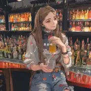 你认为这个女孩在喝完饮料后会有什么反应吗?