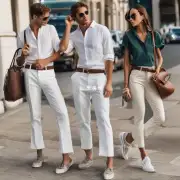 第五个问题你觉得哪个颜色的裤子搭配白衬衫会显得比较时尚?