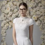 有没有一种圆框眼镜特别适合与白色连衣裙搭配呢?