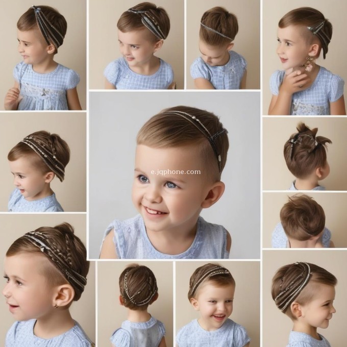 对于短发或短刘海的孩子来说如何打造时尚可爱的发型呢？