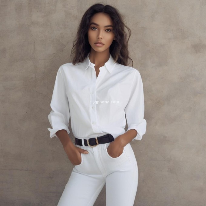 女生通常会在什么时候穿上一件新的白衬衫？