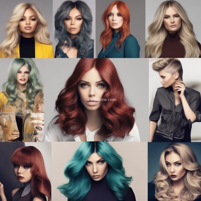 如果你是一位职业女性你会倾向于使用什么类型样式或者颜色的发型作为工作装束的选择？