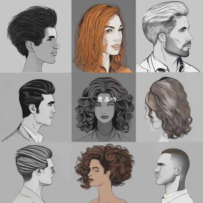 哪些因素会影响男性或女性的选择头发类型并如何影响他们的外貌形象？